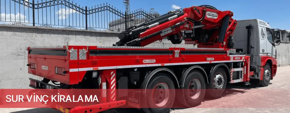 Sur İlçemi Vinç Kiralama